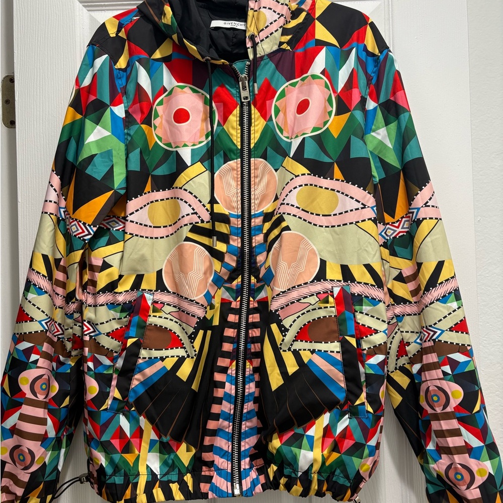 Givenchy Colorful Geometric Patterned Jacket - image 1